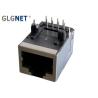 China ニッケルとPreplated 1つx 1つの単一の港の磁気RJ45コネクターの銅合金 wholesale