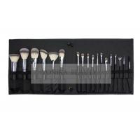 Professional Synthetic Makeup Brushes Kit 18pcs With Black Roll Bag