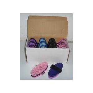 12 PCS Multi - Size Horse Grooming Brush Kit In Display Box Assorted Color For Show