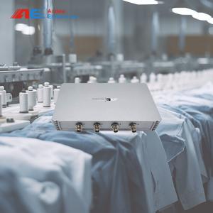 China RS232 RS485 Ethernet Aluminum Alloy Ultra High Frequency Reader For Apparel Manufacturing Workpiece Identification supplier