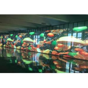 3500cd/ M² Transparent Glass LED Screens Display FCC IP43 12m For Jewelry Store