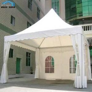 China Outdoor Pagoda Canopy Tent with Polyester Fabric Sidewalls 10ft by 10ft supplier