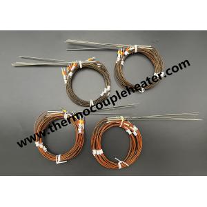 Thermocouple Type J And K With Kapton Cable Hot Runner System Temperature Sensor
