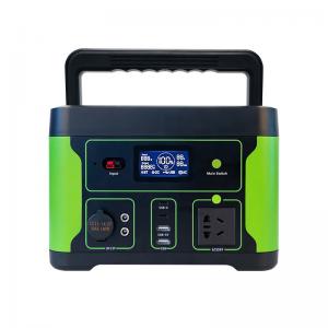 Lithium Portable Power Station Battery 600W AC DC Output With Solar Charging