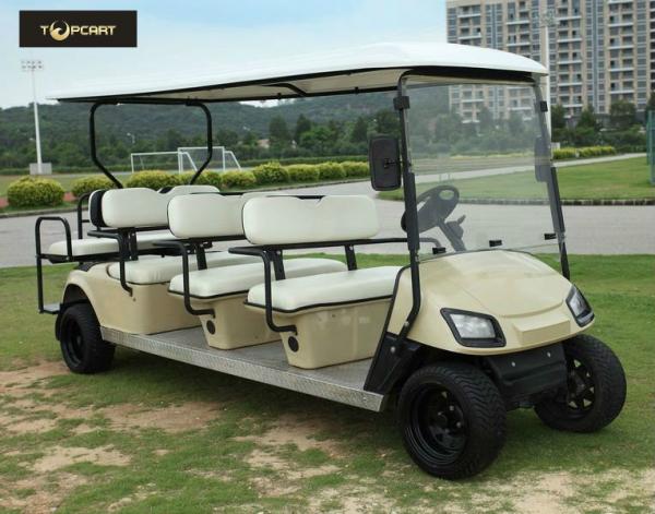 Chariot de golf électrique juridique de 8 passagers de rue en bronze avec les si