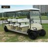 China Chariot de golf électrique juridique de 8 passagers de rue en bronze avec les sièges noirs, fort regard wholesale