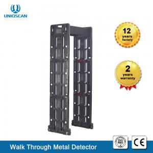 China Portable Safety Door Frame Metal Detector Walk Through Security Body Scanners Gate Waterproof for Outdoor Use supplier