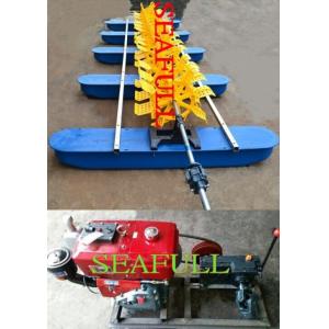 China 10HP /7.5KW DIESEL Paddle wheel aerator 12 impeller 5Float supplier