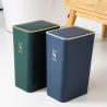 China Wholesale 13 Gallon Abs Press Type Pop-up Rectangular Plastic Trash Can wholesale