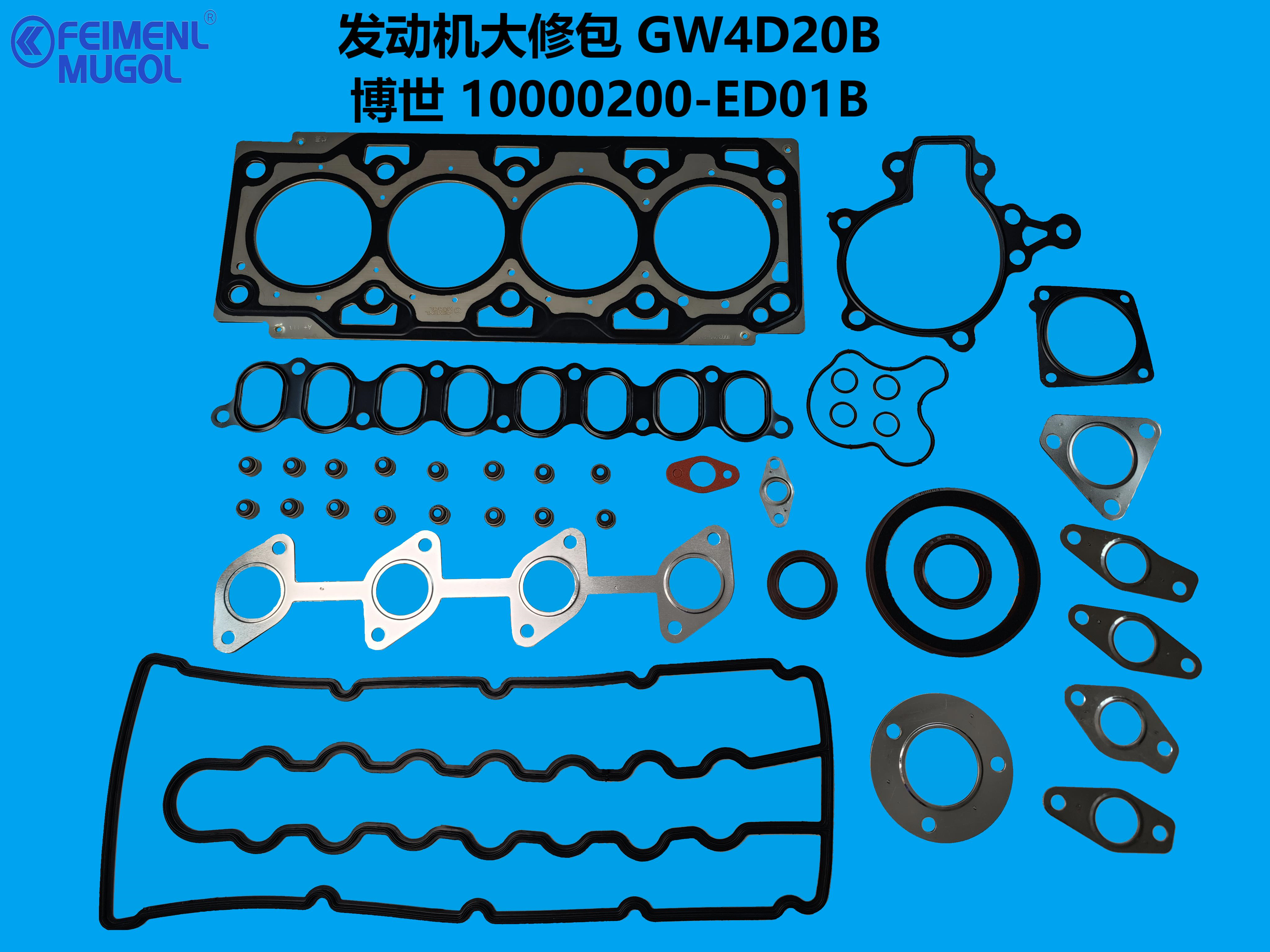 China 10000200-ED01B High-Durability Overhaul Kit– GW4D20B Turbo Diesel with Bosch System wholesale