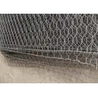 China Zinc Coating 220-240g/M2 Reno Gabion Mattress 60*80mm Hole on sale