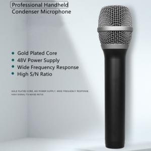 China KTV Karaoke 3mA USB Condenser Microphone 48V For PC Computer supplier