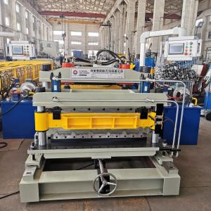 China 1000mm Metal Roofing Roll Forming Machine Color Painted Steel Glazed Tile 16stations supplier