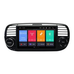 China Quad Core Android Car Dvd Player Radio Multimedia For FIAT 500 on sale 