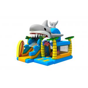 Inflatable Combos Commercial Grade Inflatable Shark Bouncer Jumping Castle Inflatable Combo Bouncer