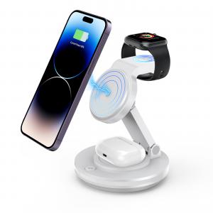 China 180° Magnetic Rotating Holder Wireless Charging For Phones Watches Earphones supplier