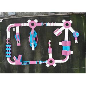 China Professioanl Inflatable Floating Water Park , Water Amusement Park Obsatcle Course supplier