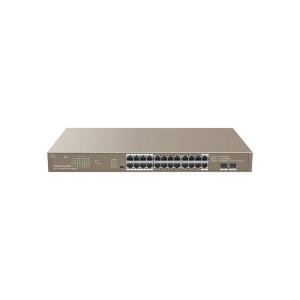 China Tenda Gigabit POE スイッチ TEG1126P-24-410W 24GE 2SFP イーサネット スイッチ 24ポート PoE 容量 48G 440.0mm*284.0mm*44.0mm wholesale