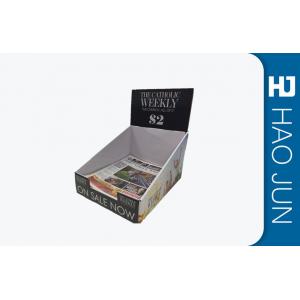 Cardboard Point Of Sale Display For Magazine Poster , Corrugated Display Boxes