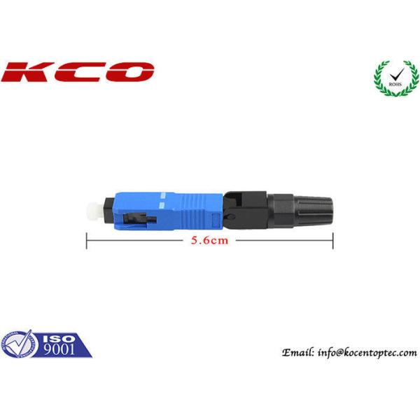 Fiber Optic Fast Connector with 0.2dB Insertion Loss and 50dB Return Loss for Quick and Easy Assembling