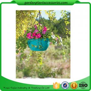 China Colorful ABS Plastic Hanging Pots Includes Hanging Chain With Hook supplier