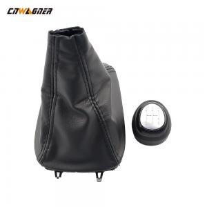 China Custom Car Genuine Leather Boot Manual Speed 5 Gear Stick Shift Lever Knob For SAAB 03-12 supplier
