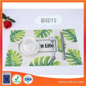 Restaurant Placemats table mate in Textilene fabric in printing