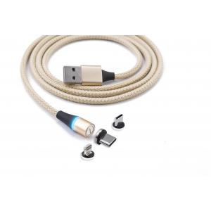 Fast Charging Sync Magnetic Charging Cable , Magnetic Usb Data Cable  9V/25A