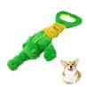 China Grande peluche d'alligator pour chien, jouet à mâcher couinant et froissant avec poignée de tir à la corde wholesale