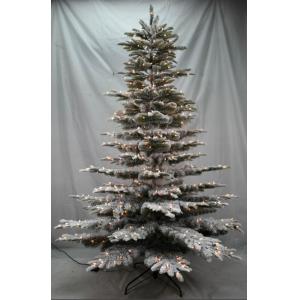 China 7.5FT Artificial Xmas Trees With 600UL Clear Lights supplier