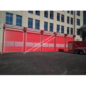 China Overhead Aluminum Alloy Insulated Panel High Speed Rollup Door for Logistic Warehouse supplier
