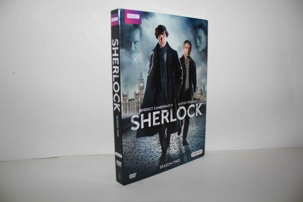 Hot sale tv-series dvd boxset Sherlock Season 2 new Video Region free