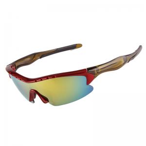 Fashionable Sport Goggle Glasses , Cycling Sunglasses High Strength Impact Resistance