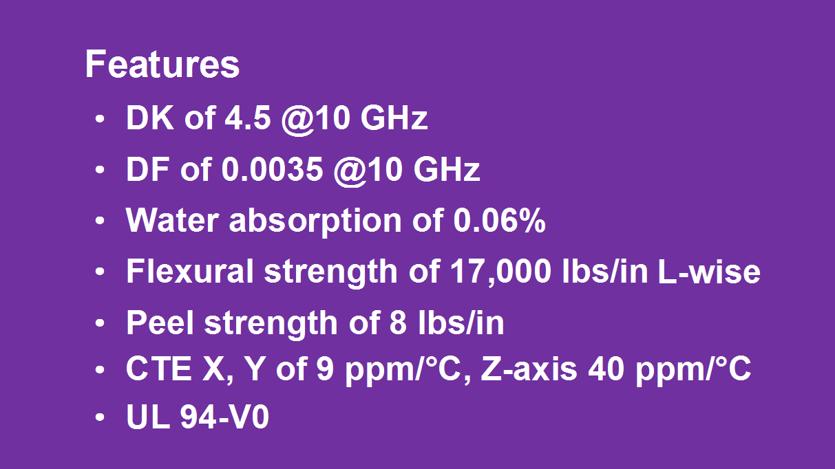 China Les matériaux haute fréquence TRF-45 de Taconic représentent une avancée significative dans les substrats de circuits imprimés à faibles pertes et stables thermiquement. wholesale