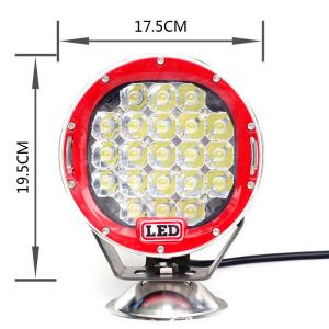 China 7inch 105W Off road LED Work Light 4x4 Jeep Driving Light Truck Work Light supplier