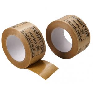 China 1000m Printed Self Adhesive Kraft Paper Gummed Tape for Carton Packing supplier