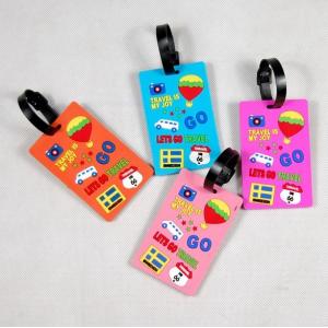 China 2018 New Hot Product Custom PVC Luggage Tag for passport holder supplier