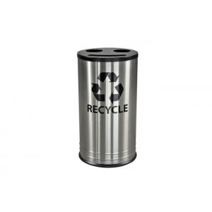 Custom Design Stainless Steel Building Products / Stainless Steel Rubbish Bin For Park