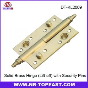 China Solid Brass Hinge (LIFT-OFF) with Security Pins supplier
