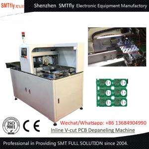 China Stepping / Servo Motor Driven V-Cut PCB Separator Device with Multiple Circular Blades supplier
