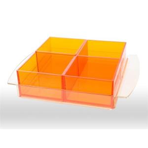 China PMMA Acrylic Nailpolish storage box with lid supplier