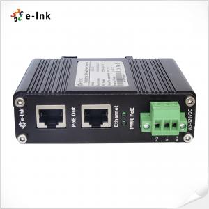 Mini Industrial 10/100/1000M 30W PoE+ Injector With 80~320VDC Input Power