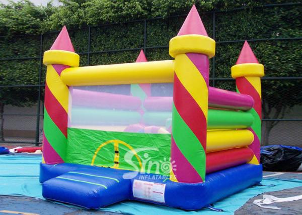 Colorful Candy Color Kids Birthday Party Inflatable Jumping Castles with small