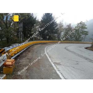 Durable Highway Metal Guardrails Q235 Hot Dip Galvanizing Metal Material