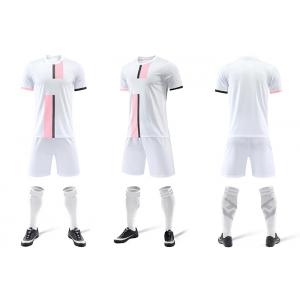 China Short Sleeve Men'S Football Jersey Set Casual Training Sublimated Soccer Uniforms supplier