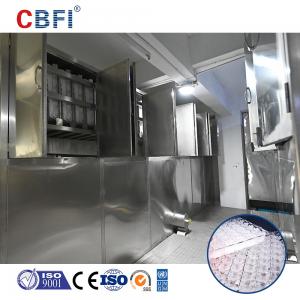 China 38*38*22 Mm Ice Cube Size Salt Water Cube Ice Machine With Water Cooling Method supplier