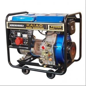 China 5KVA 3 Phase Portable Small Diesel Generators Set 760 X 515 X 710 mm KDE6500E3 supplier