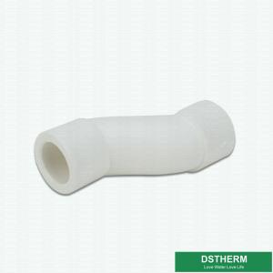 China ISO9001 Approval Lightweight Pvc Pipe Fittings Elbow Size 20 -160 Mm Welding Connection supplier