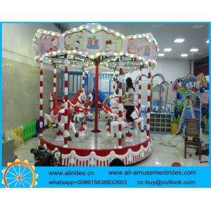 amusement park games Indoor Kiddie Carousel for Sale