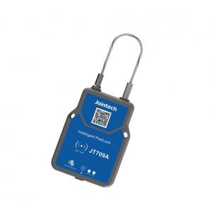 China SMS RFID Smart Bluetooth Padlock 100mA GPS Tracking Padlock For Van Truck supplier